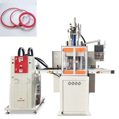 이중 슬라이드 LSR 실리콘 수직 주사 Molding 기계 실리콘 링